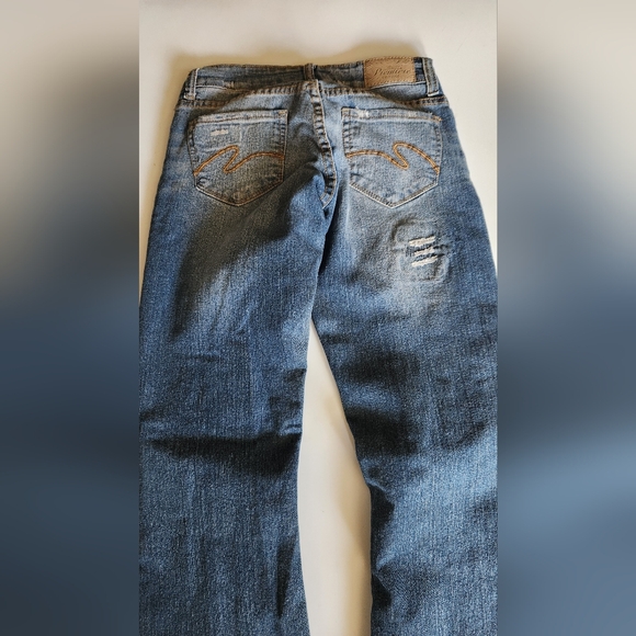 Premiere Distressed Flared Size 1 Jeans - Picture 7 of 14